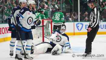 Reviewed goal irks Jets, helps Stars win Game 3
