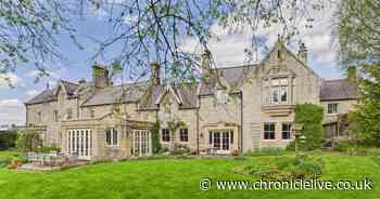 Inside the stunning Northumberland country house with glorious gardens, cottage and a tennis court