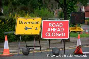 Full list of road closures and roadworks across the North East this week to look out for
