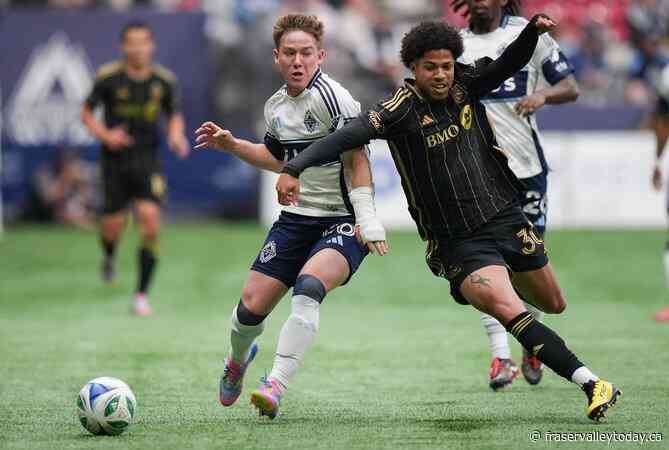 White scores twice as Whitecaps rally from two down to tie LAFC 2-2