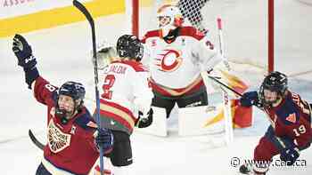 Dubois' goal in 4th OT ends longest game in PWHL history as Victoire level series with Charge