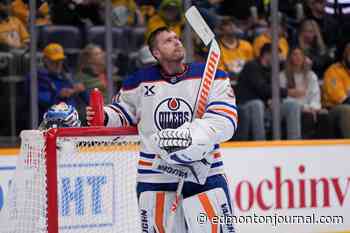 Ouch! Red hot Oilers goalie will also miss Game 4. What's it mean?