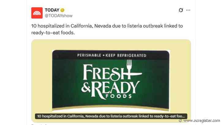 San Fernando company recalling several ready-to-eat food products after listeria outbreak