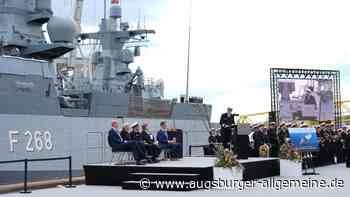 So erlebten Teilnehmer die Taufe der Korvette „Augsburg“