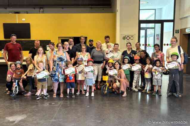 Kleuters leren fietsen op twee wielen tijdens ‘Kijk, ik fiets!’