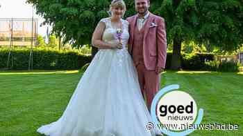 Pas getrouwd: Joyce en Gerben in Lommel