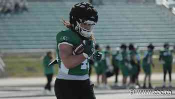 Riders Ouellette sheds pounds in the offseason, gets faster
