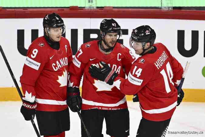 Crosby flashes superstar skill, Horvat scores twice as Canada beats France 5-0
