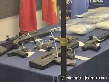 Three people charged after RCMP seize ketamine and firearms at residence in Sylvan Lake