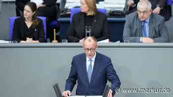 Regierungserklärung von Friedrich Merz: Kanzler-Rede live im TV und im Stream