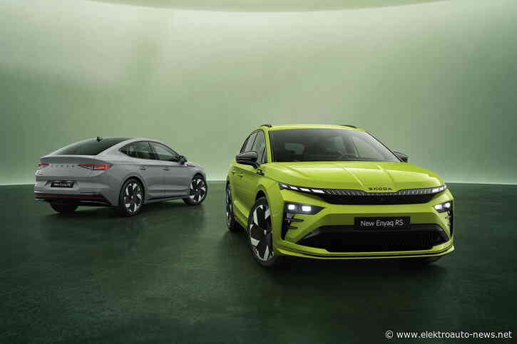 Škoda feiert Bestellstart für Enyaq RS und Enyaq Coupé RS