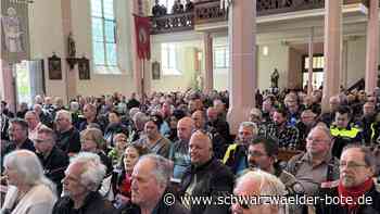 Biker füllen Vollmaringens Kirche: „Der beste Motorradgottesdienst aller Zeiten“