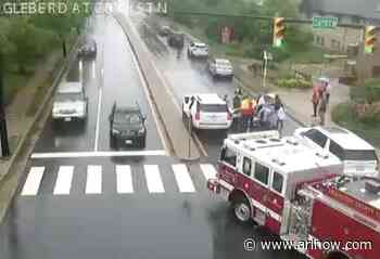 NEW: Pedestrian struck by driver on N. Glebe Road