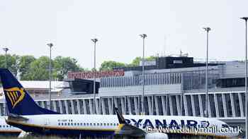 Ryanair plane bomb threat: Flights suspended at major Belgian airport and security perimeter set up around aircraft following alert