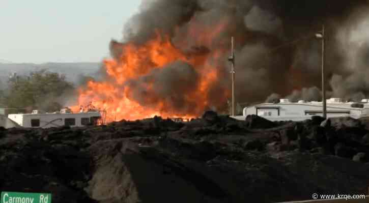 Albuquerque Fire Rescue contains large fire at industrial area