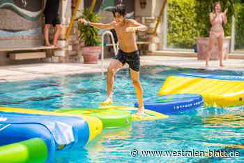 Spielparcours zum Freibadstart