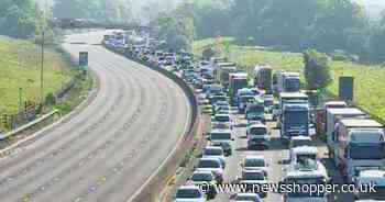 LIVE updates during M25 rush-hour gridlock as lorry overturns and fuel spills