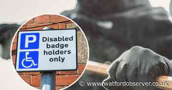 Disabled person's blue badge stolen in Watford