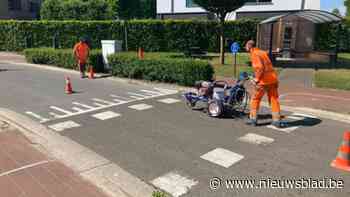 Vaartstraat twee dagen gedeeltelijk afgesloten voor aanbrengen wegmarkeringen