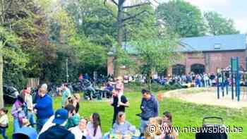 Lentebar in George Van Raemdonckpark voor Oekraïne