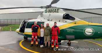 County Durham man impaled by forklift reunited with 'hero' medics who saved his life