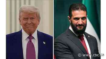 Trump meets with Syria's president Sharaa at Saudi royal palace