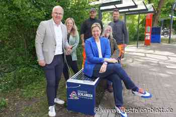 Erste „intelligente Bank“ in Schlangen