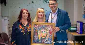 'I did think I was going to die, although I never told anyone' - Brain tumour patient donates painting to Hull neurosurgeons