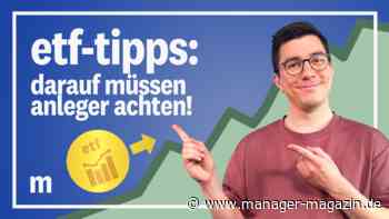 ETF: 5 Tipps für Anleger - Was man beim Investieren selbst in die Hand nehmen muss