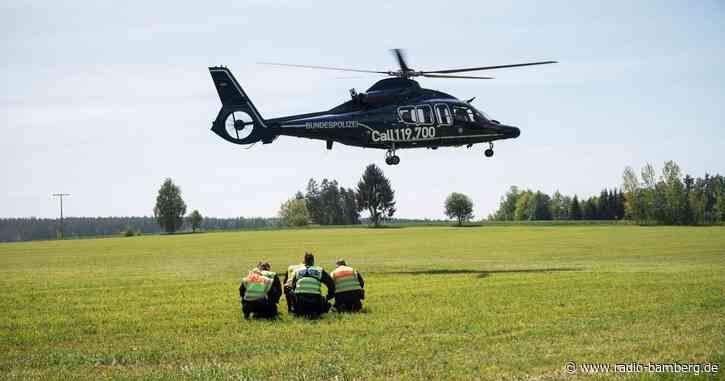 Hubschrauber-Sprungfahndung an tschechischer Grenze