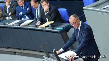 Merz' Regierungserklärung: Deutschland wird keine "Kriegspartei"