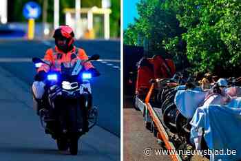 Politie doet controle naar opgevoerde bromfietsen en neemt 18 stuks in beslag