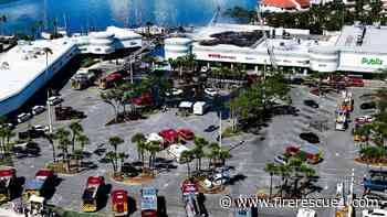 Hidden fire leads to 3-alarm blaze at Fla. shopping center