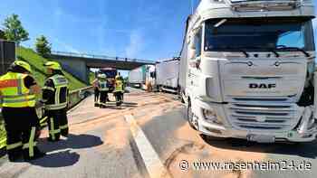 Unfall mit mehreren Fahrzeugen auf A8 bei Rosenheim: Verkehrschaos weitet sich auch auf A93 aus