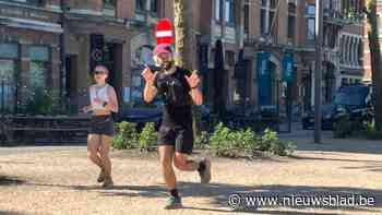Délano (27) loopt 75 km lang rondjes rond het Zuidpark: “Een mentale strijd, die ik voer met mezelf”