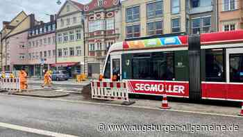 So läuft es mit Gleis-Baustellen im Tramverkehr in Augsburg