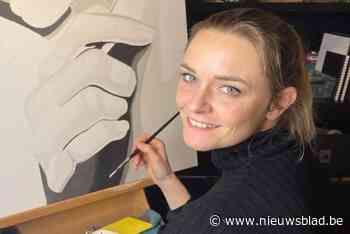 Schoonheidsspecialiste Patricia (42) exposeert voor het eerst haar schilderijen: “Hopelijk kan ik andere mensen inspireren”