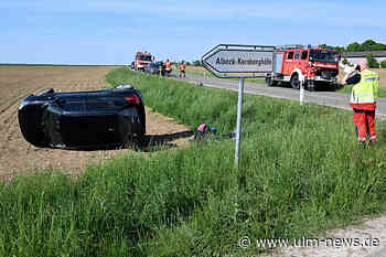 Drei Verletzte beim Abbiegen in Langenau - Rettungshubschrauber nötig