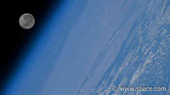 Astronaut sees 'Flower Moon' from orbit | Space photo of the day for May 13, 2025