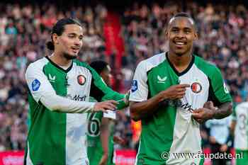 Feyenoord eert Houtman en stelt derde plek Eredivisie veilig