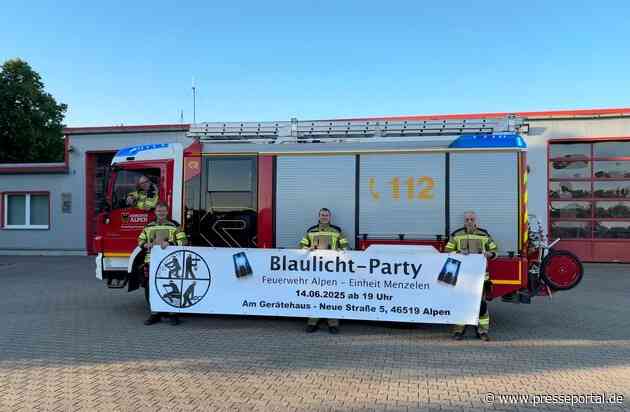 FW Alpen: Blaulichtparty Vol 5 in Menzelen - in vier Wochen geht es los...