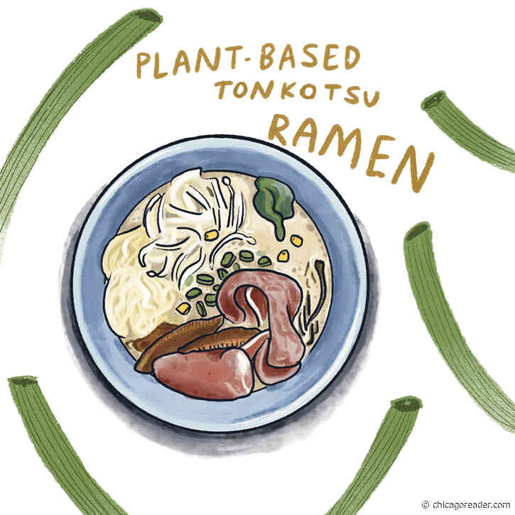 Tonkotsu ramen at Alice & Friends’ Vegan Kitchen