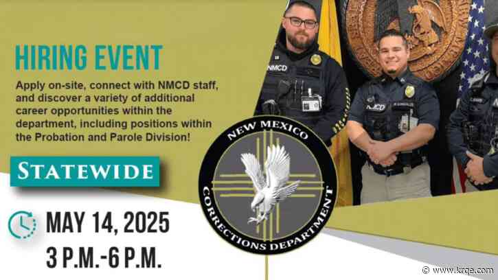 New Mexico Corrections Department holds state-wide job fair on May 14