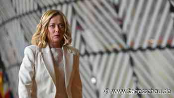 Nahost-Liveblog: ++ Meloni kritisiert Israel deutlich ++