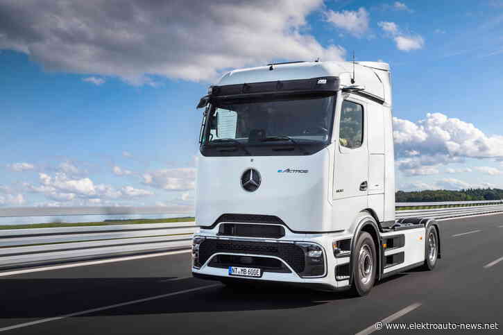Mercedes bringt weitere Varianten des E-Lkw eActros 600