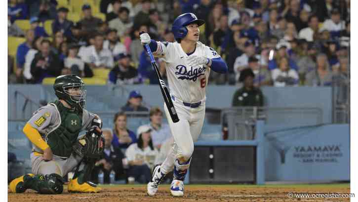 Bottom of lineup sparks Dodgers to victory over A’s