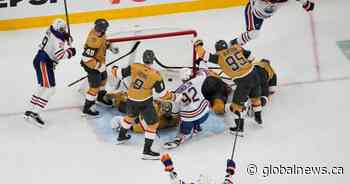 Oilers beat Golden Knights 1-0 in OT, in Game 5, to reach W.C. Final