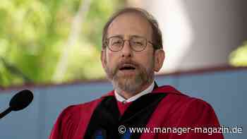 Harvard-Präsident verzichtet auf ein Viertel seines Gehalts