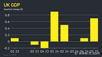 UK economy grows at fastest pace in a year