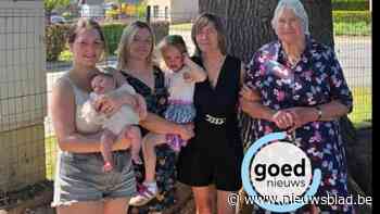 Kleine Maëlle zorgt voor een dubbel viergeslacht in haar familie